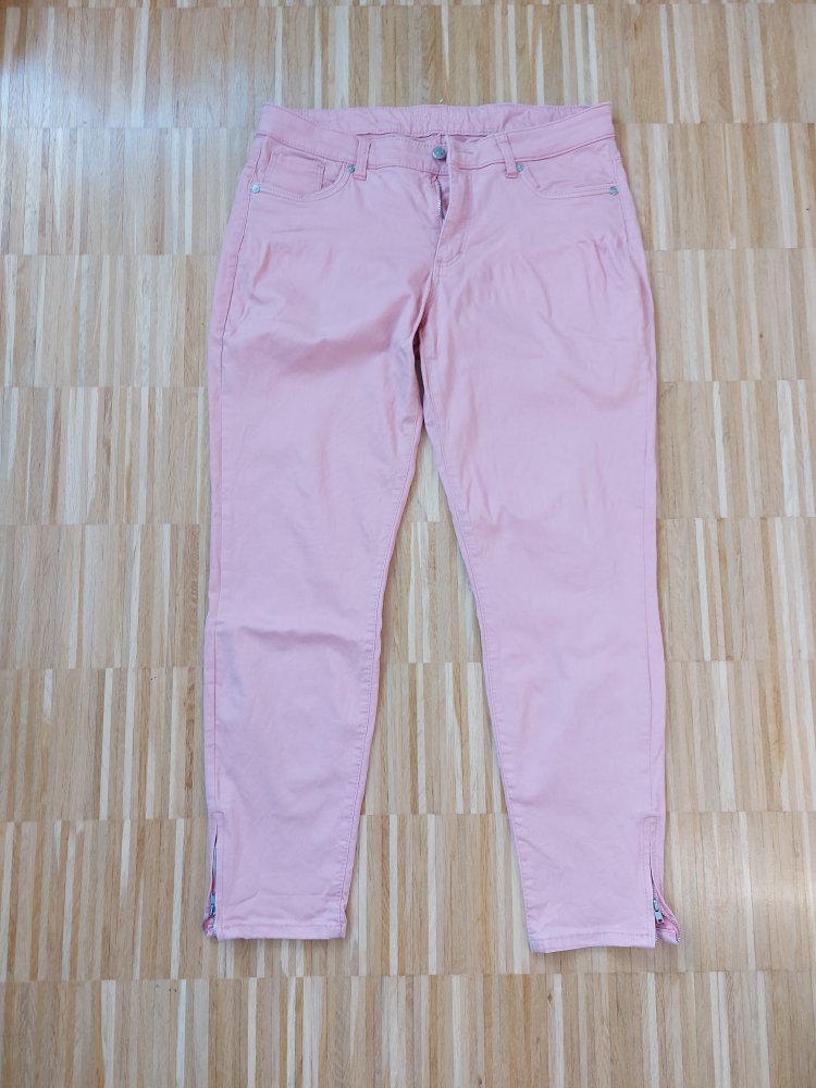 apricotfarbene Damenhose /lachsfarben Gr. 40 von Montego
