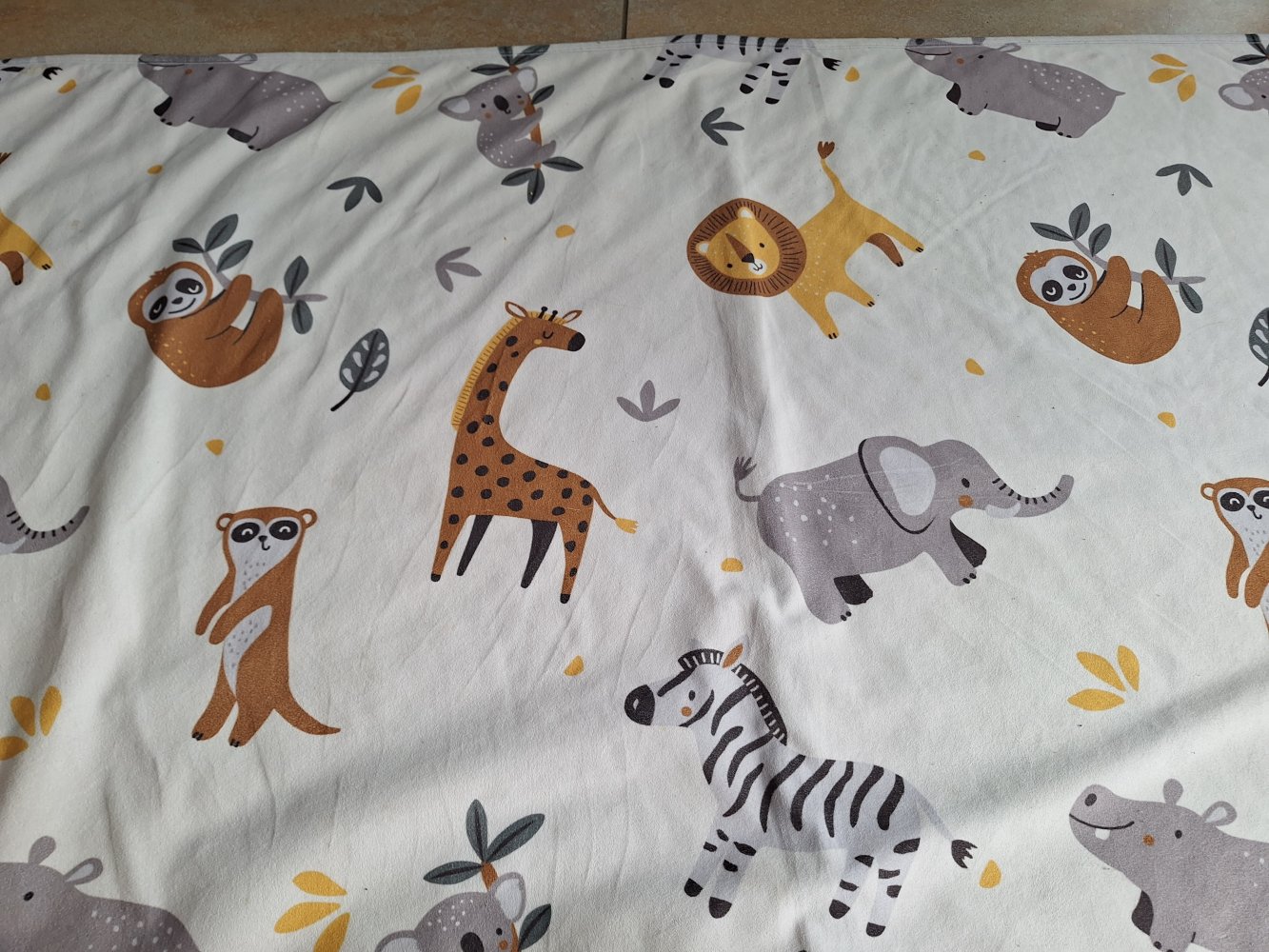 Kinderzimmerteppich 90x130 Wildtiere