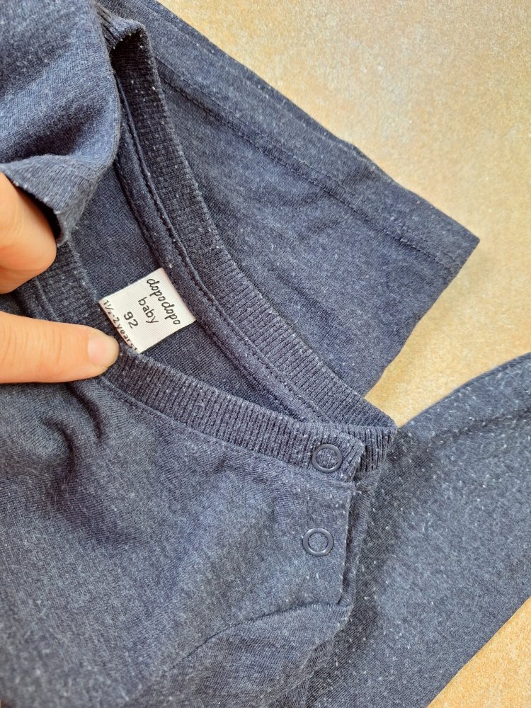 marineblaues Sweatshirt in Gr. 92 / Pullover / Longsleeve