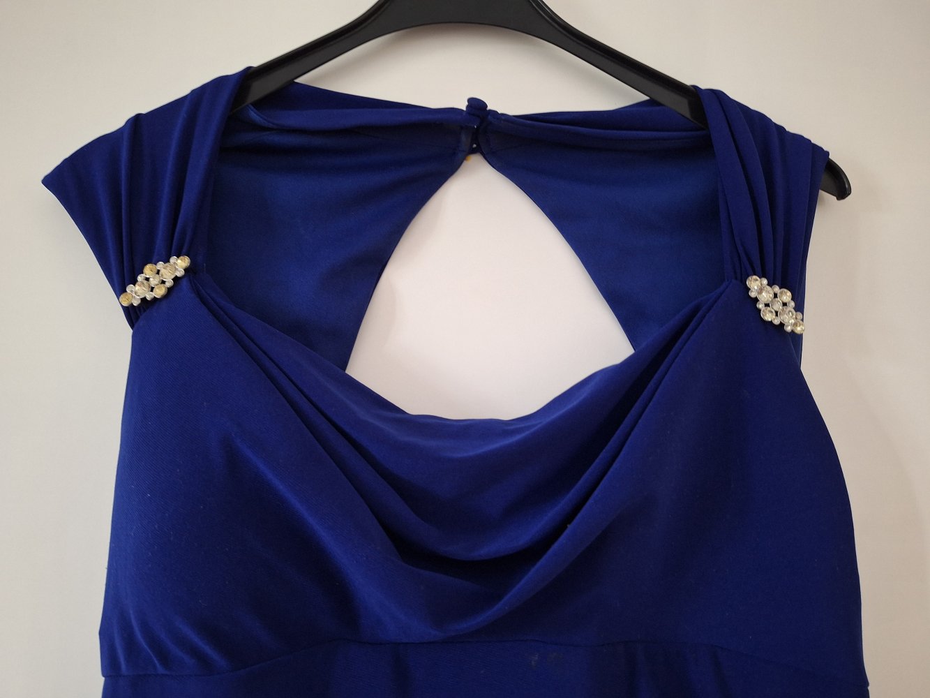 Wunderschönes königsblaues Kleid Gr. 14