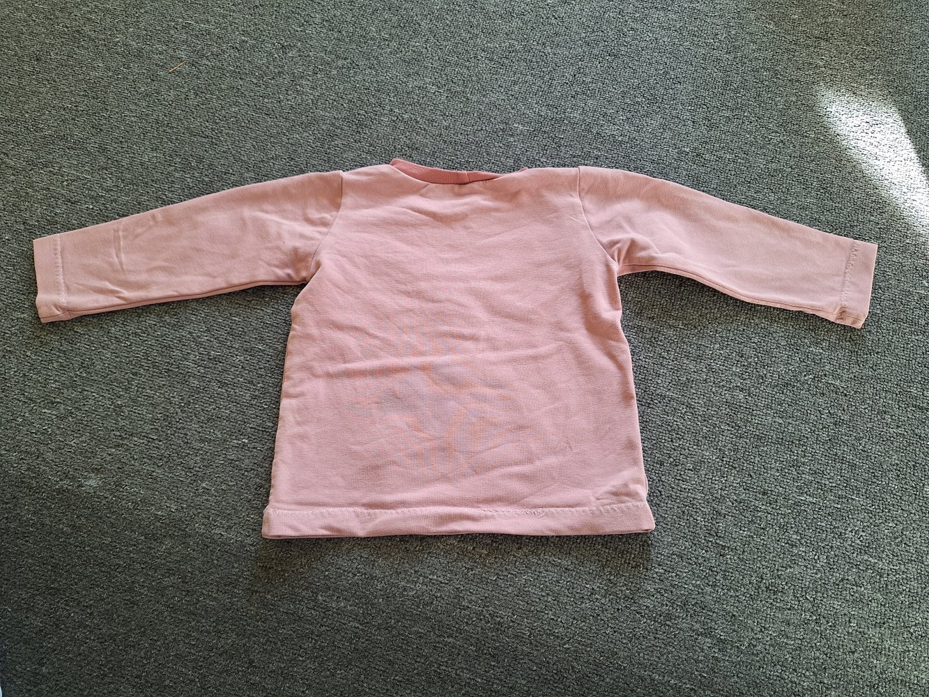 Rosa Langarmpullover mit Minnie Maus 