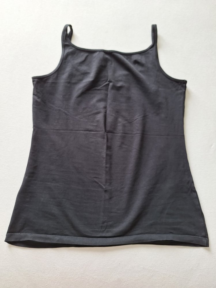 Bequemes schwarzes Tanktop Gr. L