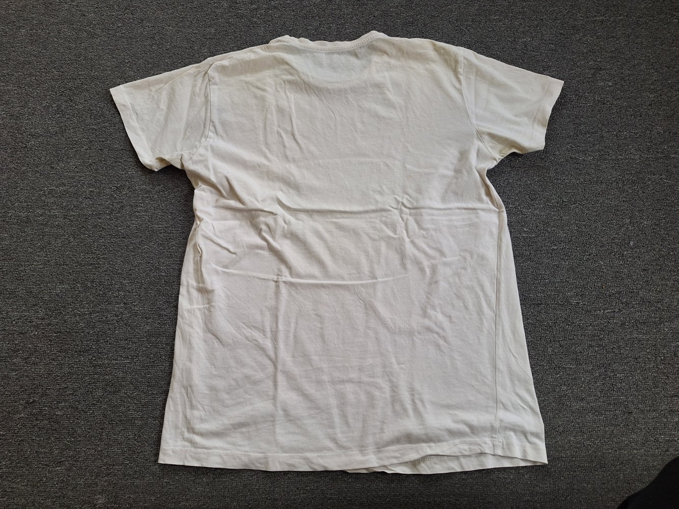 weißes Basic Herren T-Shirt, Gr. M