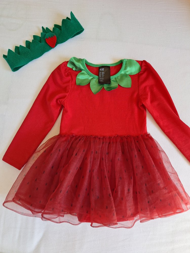 Erdbeeroutfit, Gr. 86/92