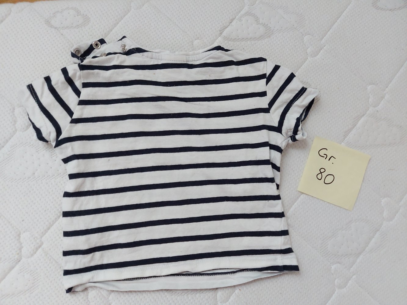 gestreiftes Baby-T-Shirt von Zara Baby, Gr. 80