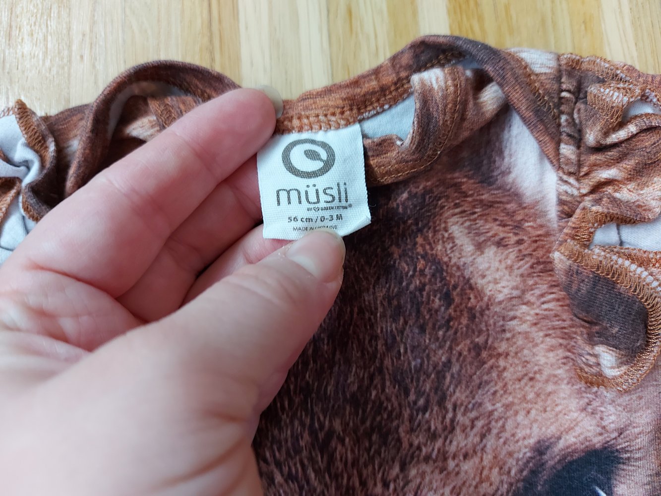 supersüßes Babybody-Set mit Rehmotiv