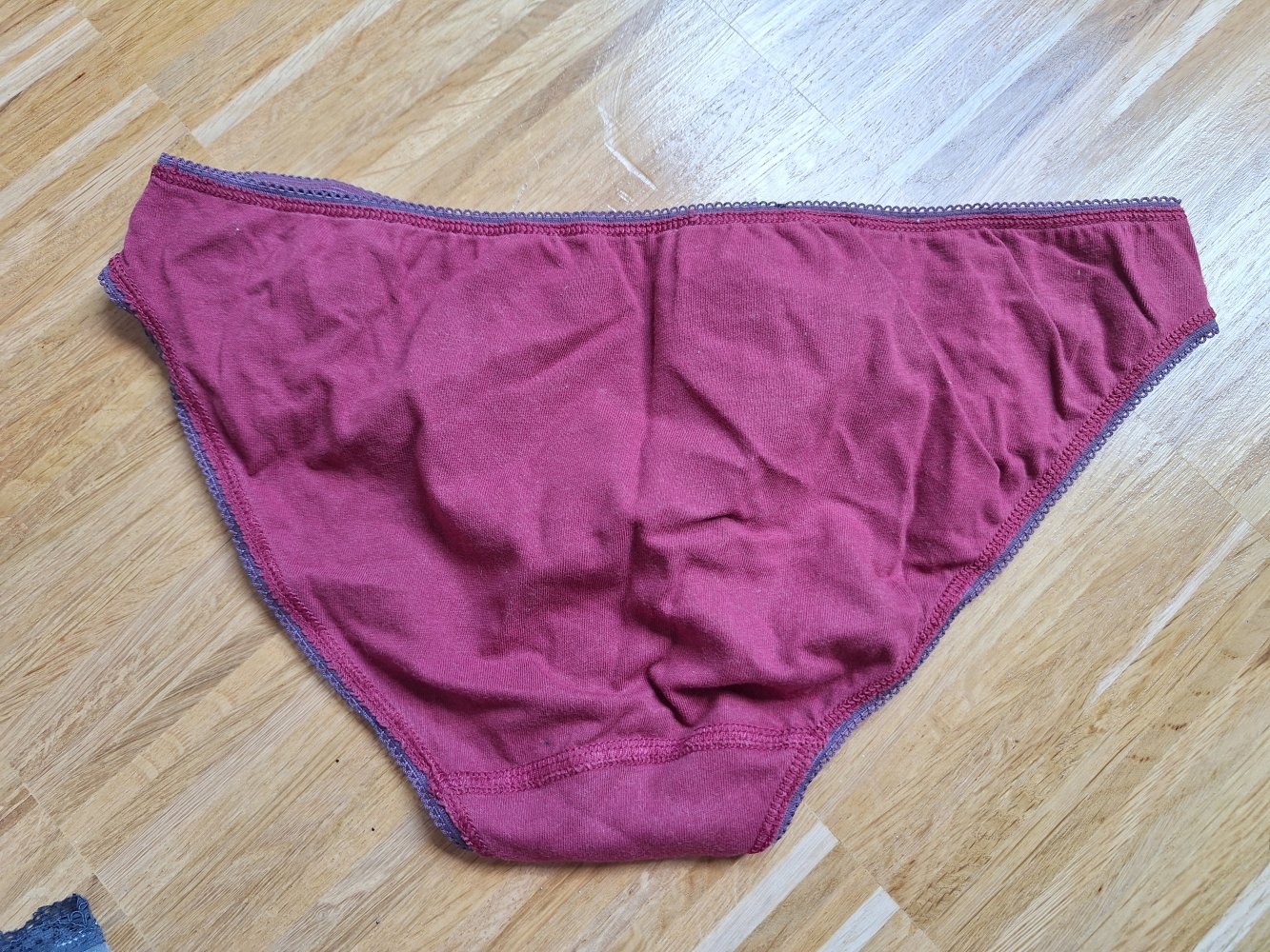 schwarze Unterhose / Schlüpfer Gr. M