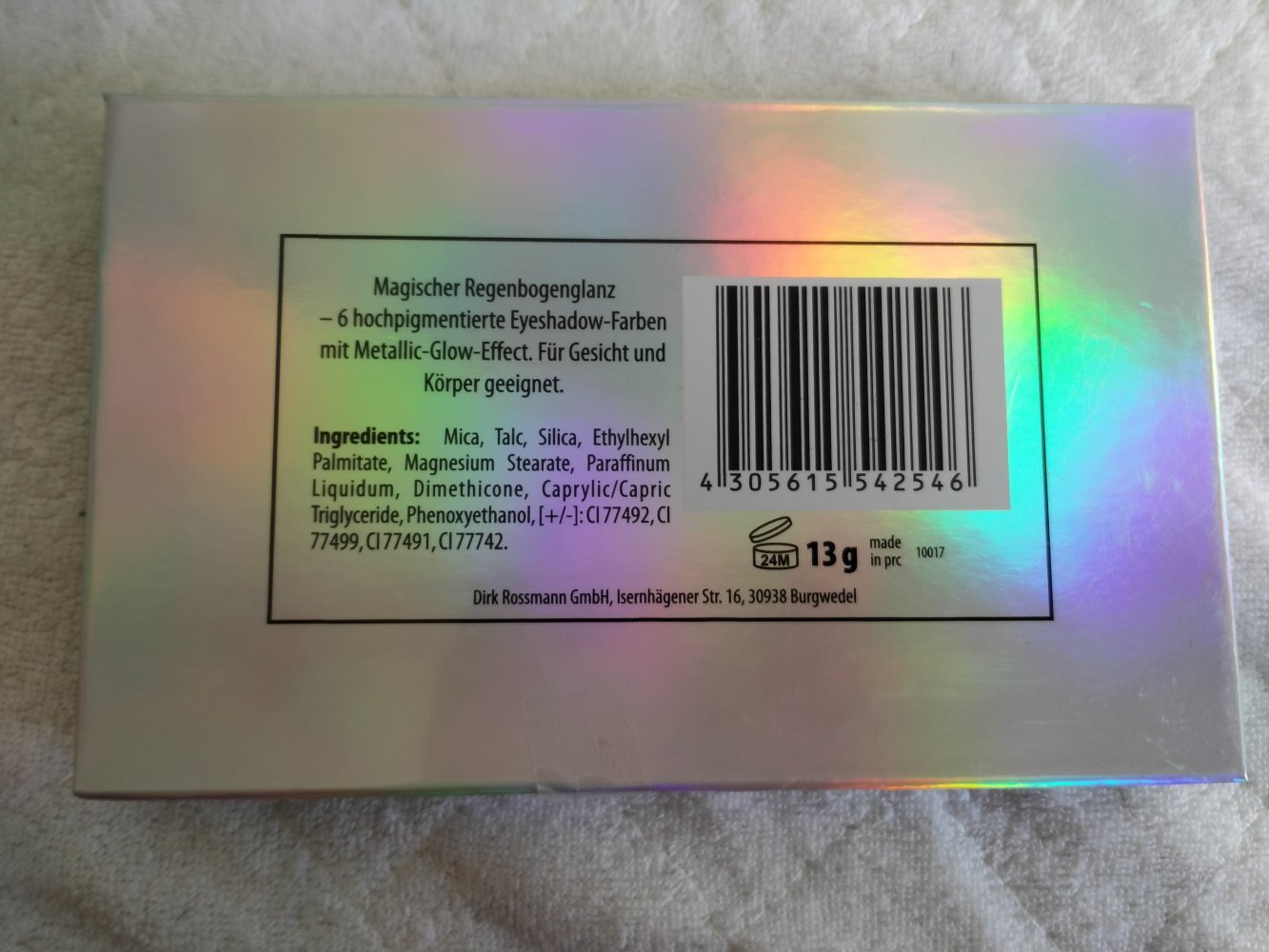 Rival de Loop Young RdeL Young I love Unicorns Rainbow Shimmer Eyeshadow Palette Limited Edition!