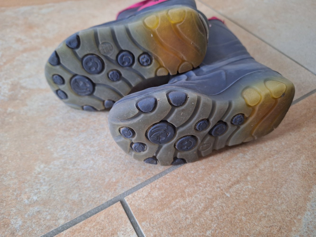 Gefütterte Leucht-Gummistiefel mit Pferden Blink-Schuhe, Gr. 22/23