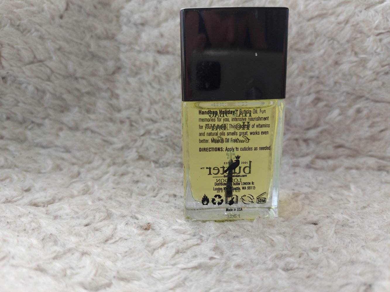 Handbag Holiday Cuticle Oil by Butter London Nagelöl vegan 10free