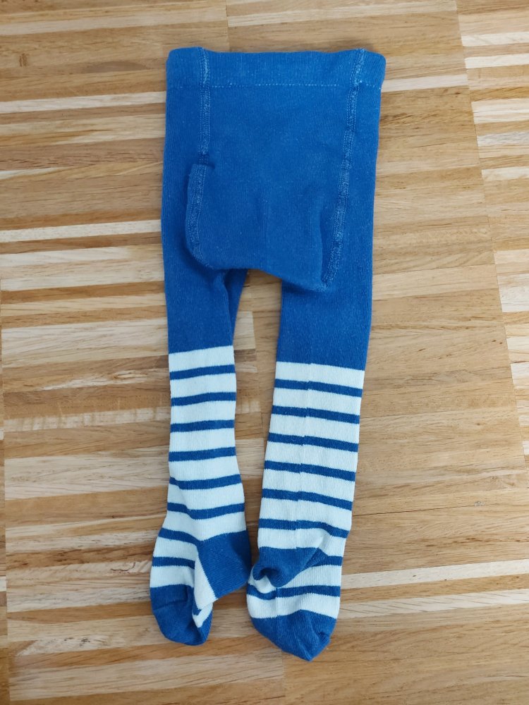 blauweiß gestreifte Babystrumpfhose Gr. 62/68*neuwertig