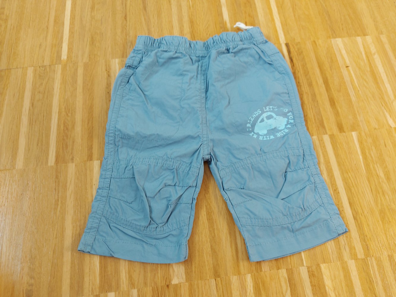 schicke blaue Babyhose im Outdoorlook Gr. 62