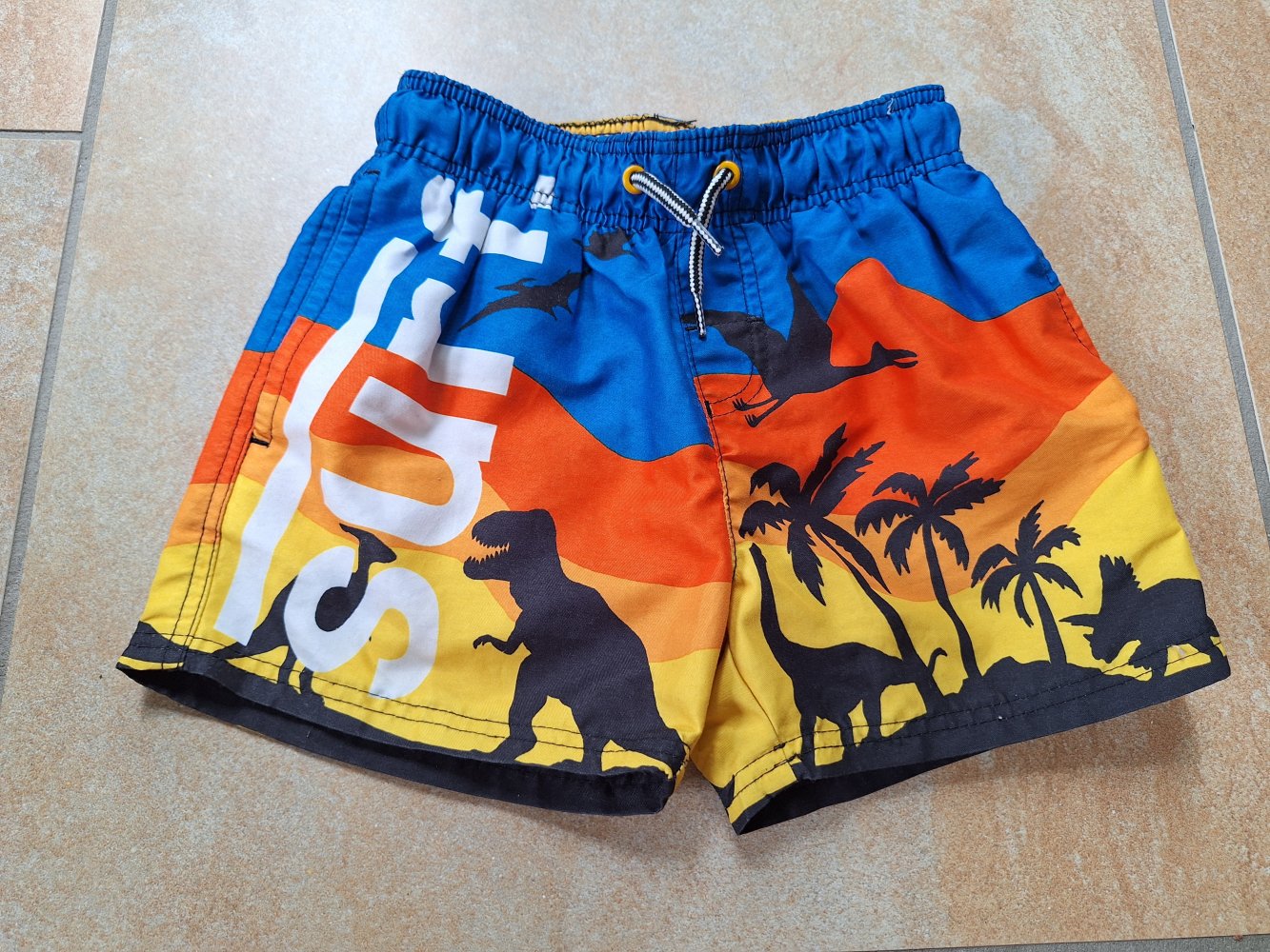 Jungs Badehose Badeshorts Dino Gr. 92