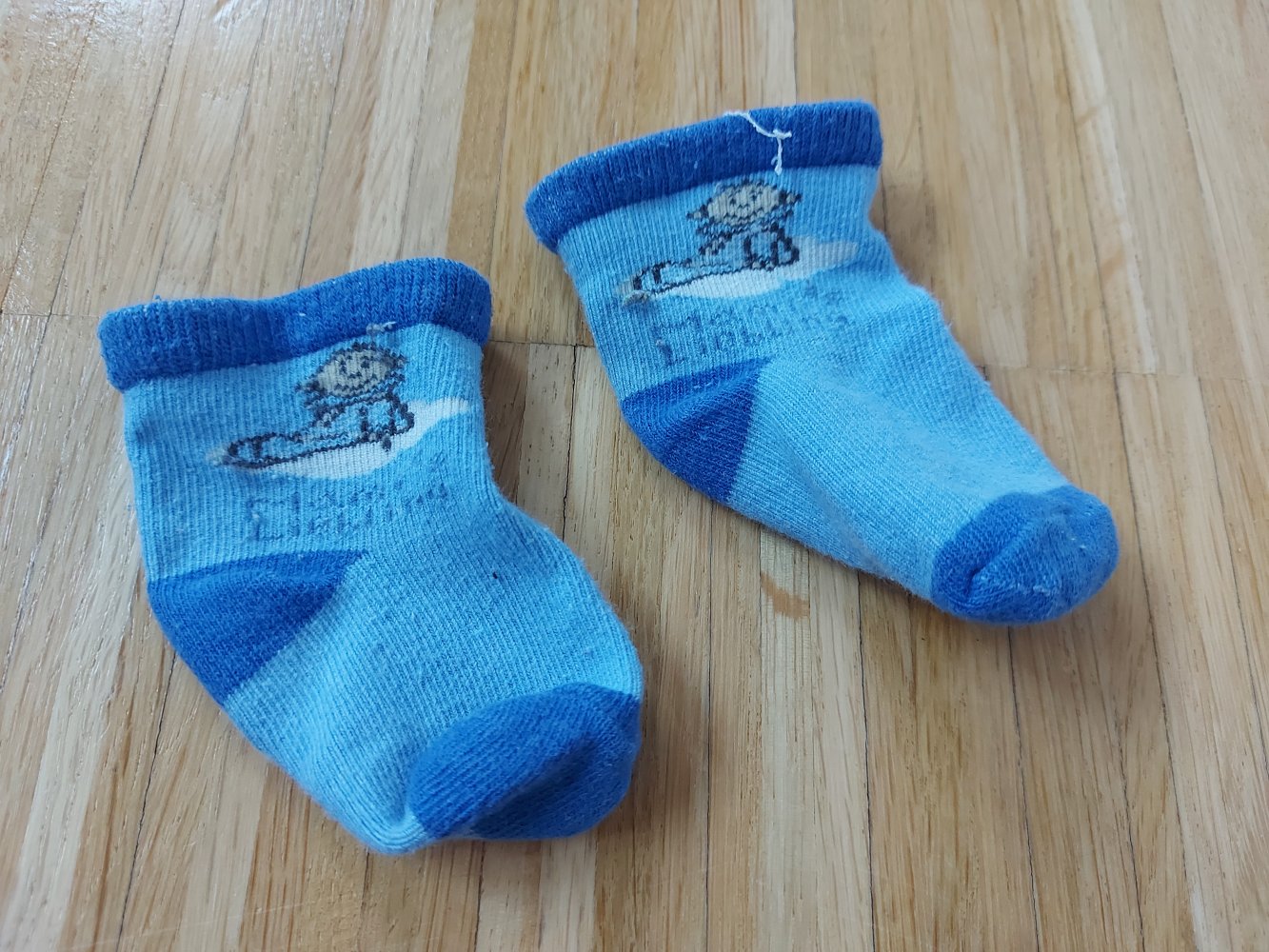 blaue Babysöckchen / Sneakersocken 