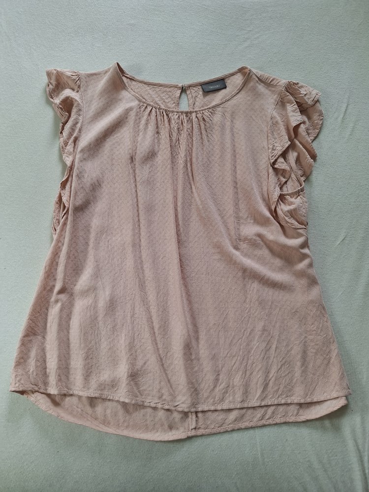 apricotfarbene / lachsfarbene Bluse Gr. 42