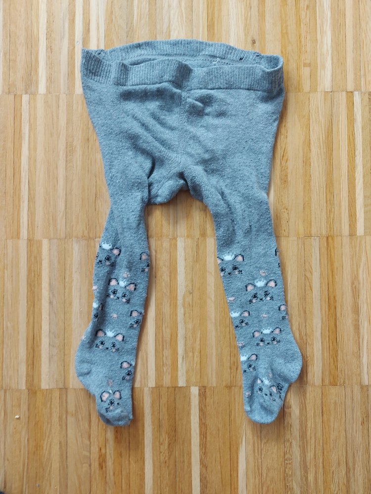 Katzenstrumpfhose für stramme Babybeine Gr. 74/80