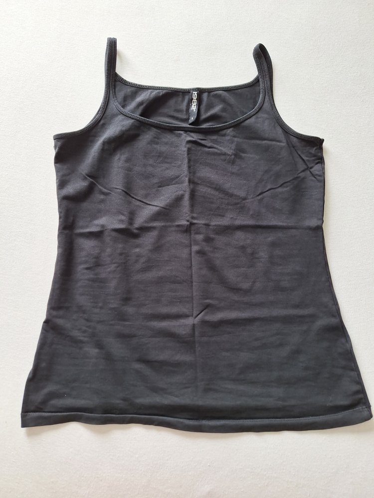 Bequemes schwarzes Tanktop Gr. L