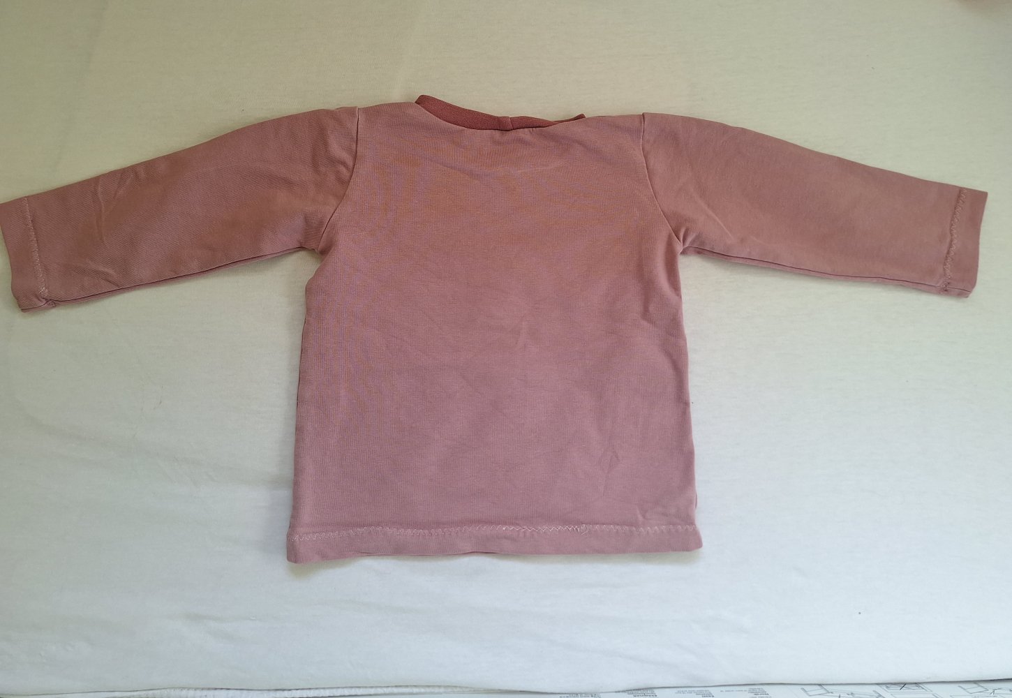 Rosa Langarmpullover mit Minnie Maus 
