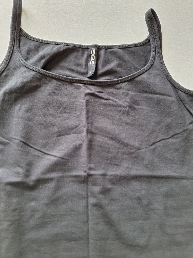 Bequemes schwarzes Tanktop Gr. L