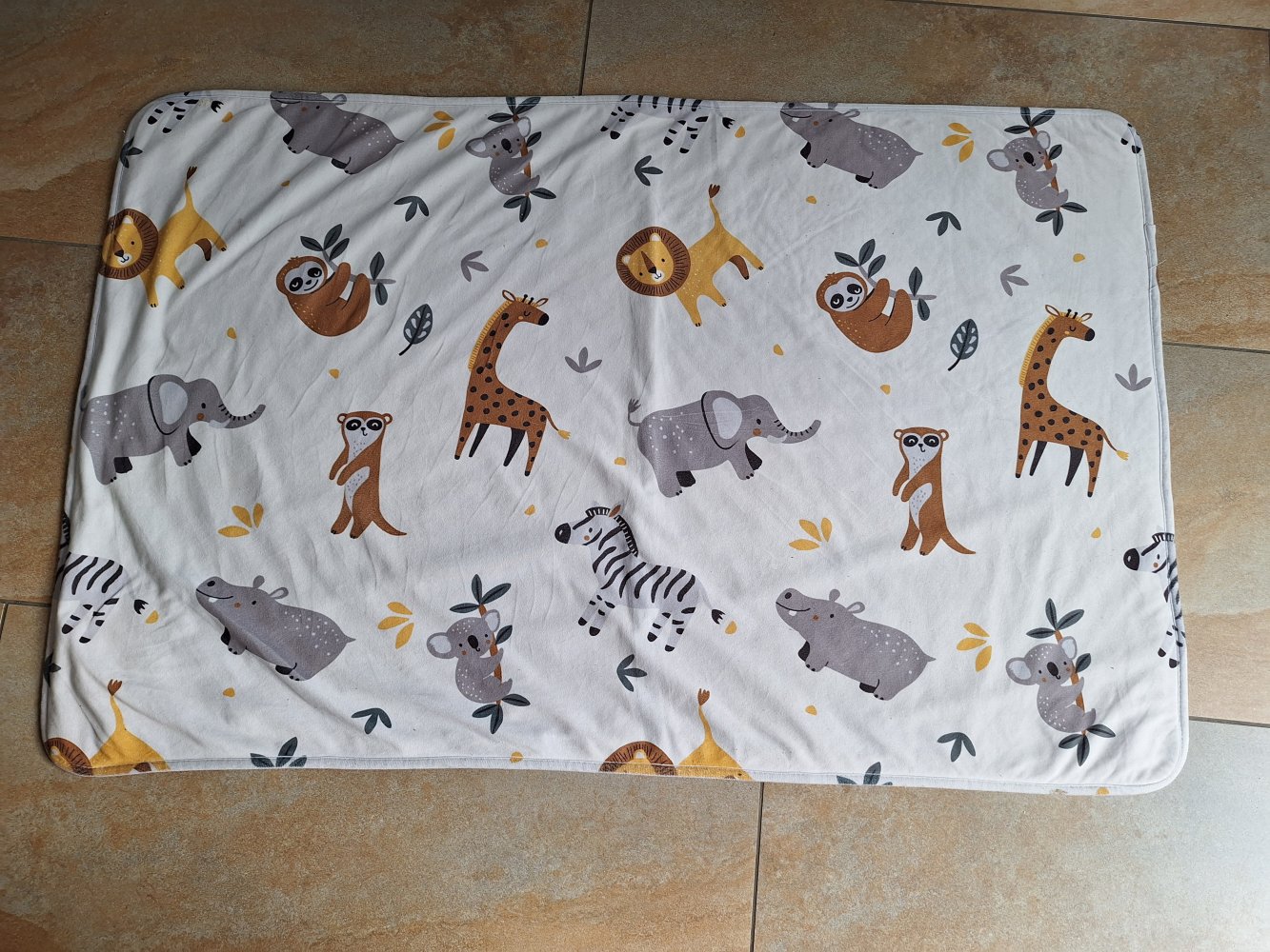 Kinderzimmerteppich 90x130 Wildtiere