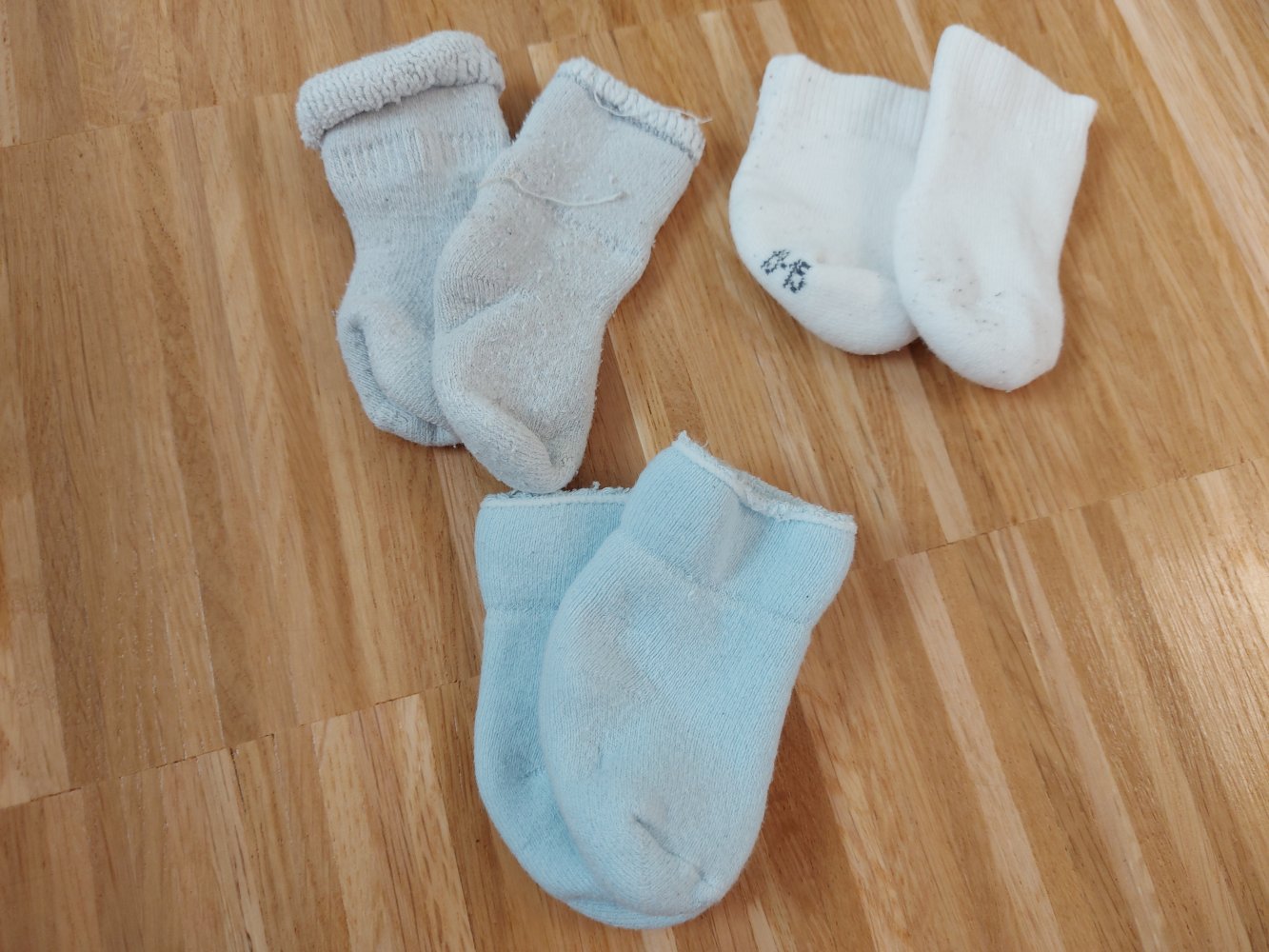 Erstlingssöckchen / Babysockenset (3 Paar)