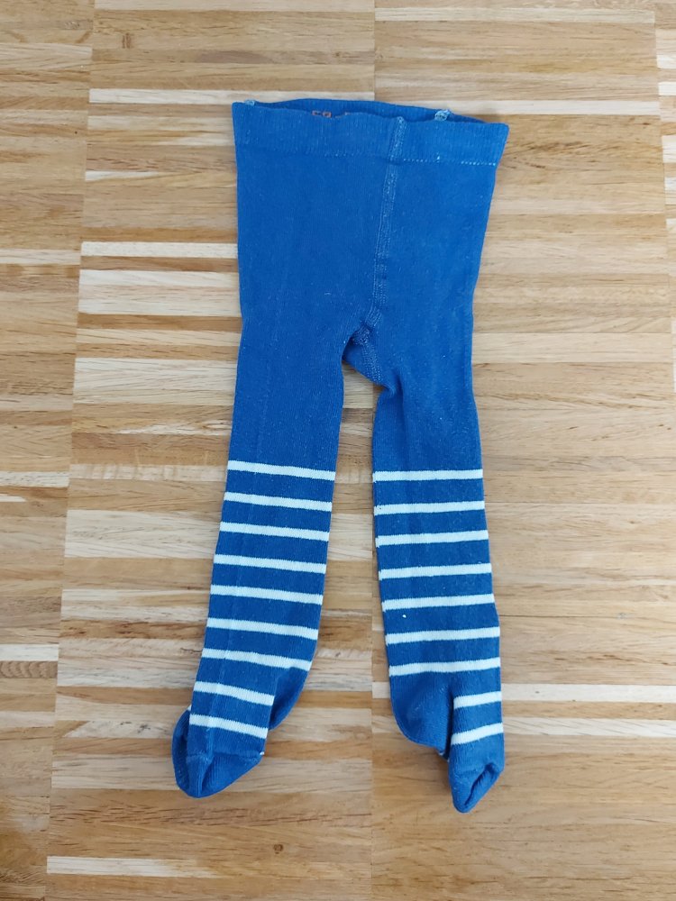 blauweiß gestreifte Babystrumpfhose Gr. 62/68*neuwertig