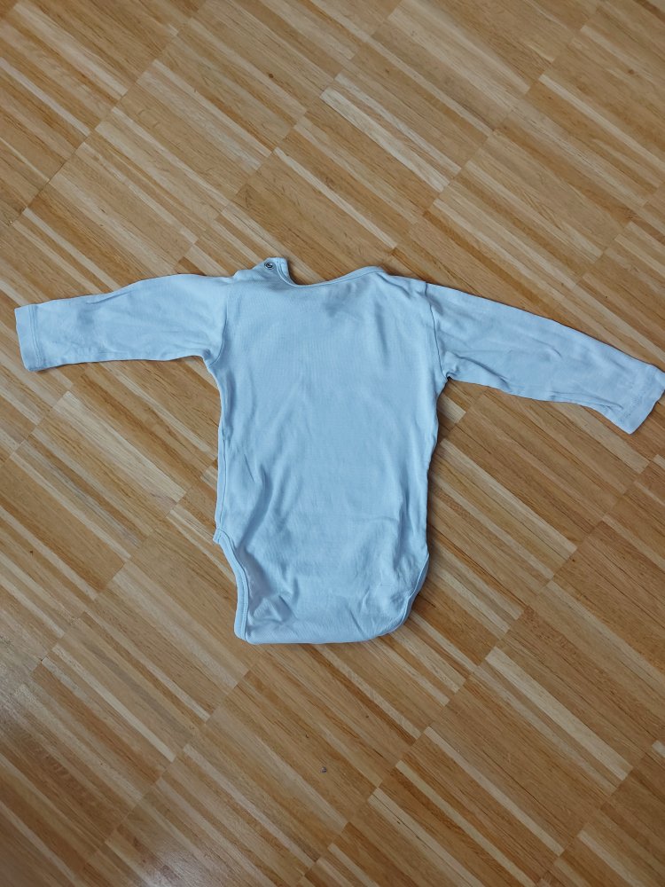 hellblauer Langarmbody, basic von H&M