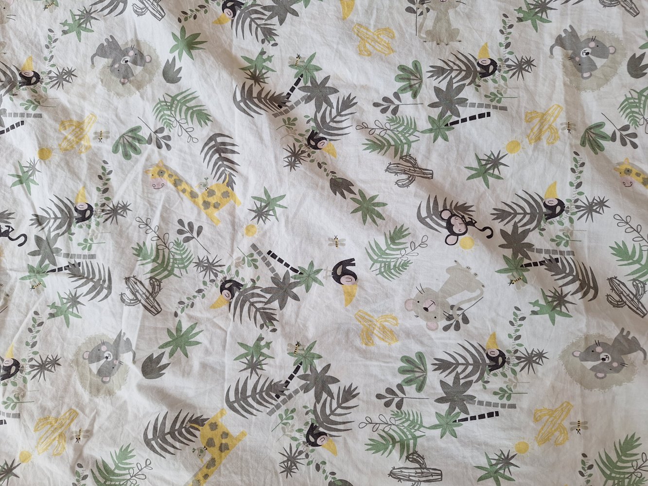 Kinderbettwäsche / Bettbezug für Decke und Kopfkissen Jungle 40 x 60 cm / 100 x 135 cm