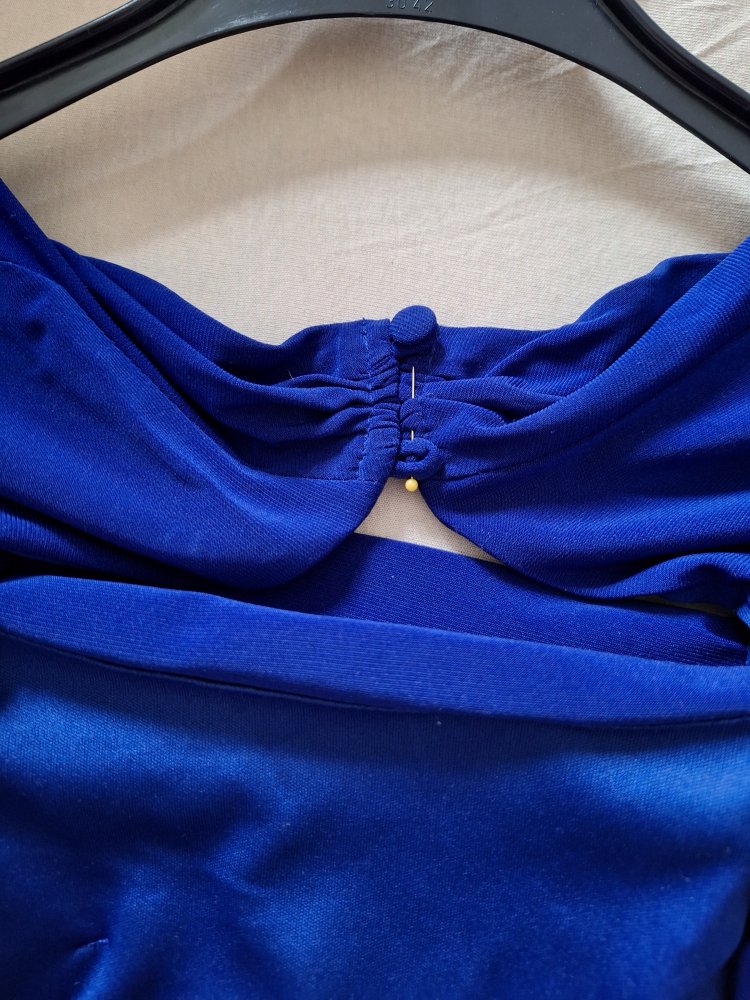 Wunderschönes königsblaues Kleid Gr. 14