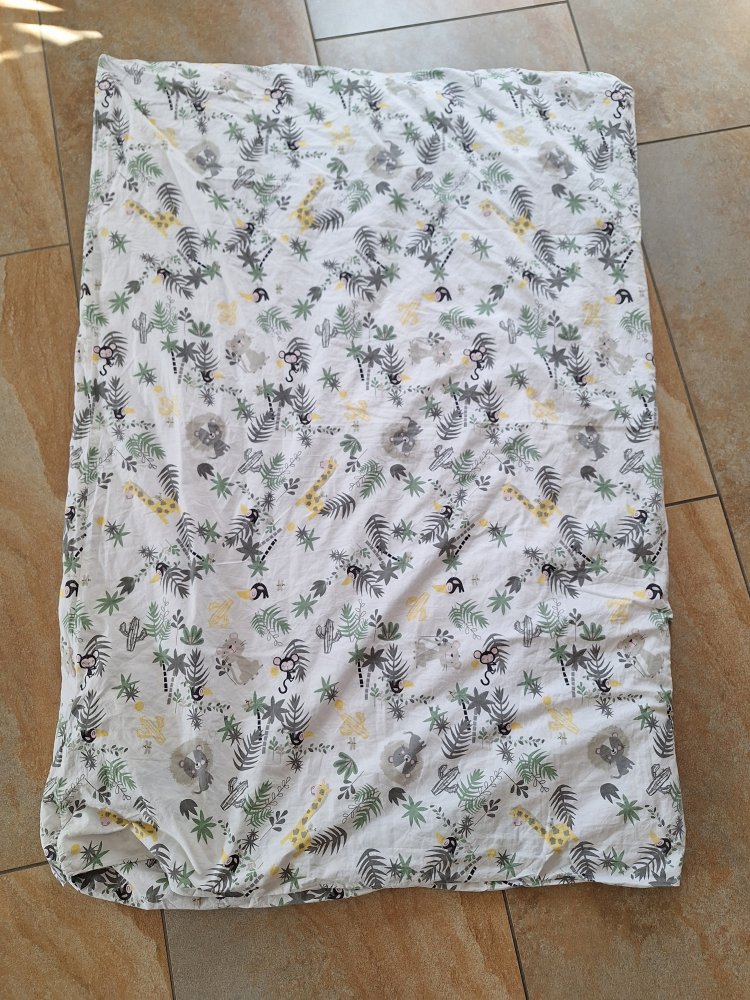 Kinderbettwäsche / Bettbezug für Decke und Kopfkissen Jungle 40 x 60 cm / 100 x 135 cm