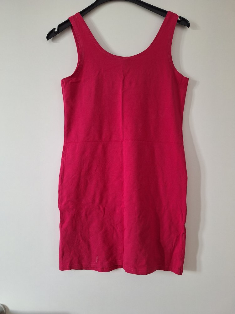 Pinkes Basic Stretch Kleid, Gr. 38