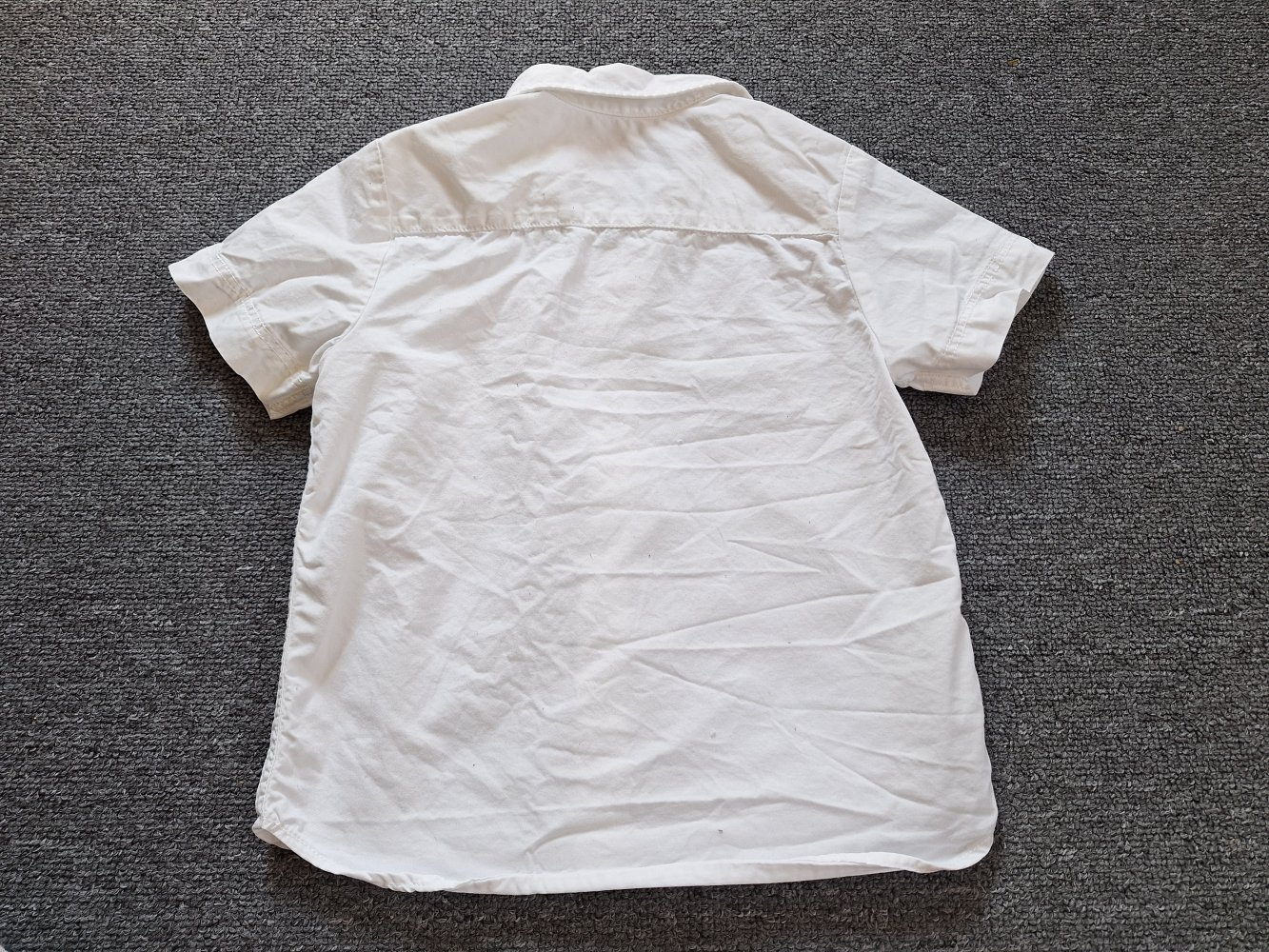 Kurzärmliges weißes Hemd, Gr. 98