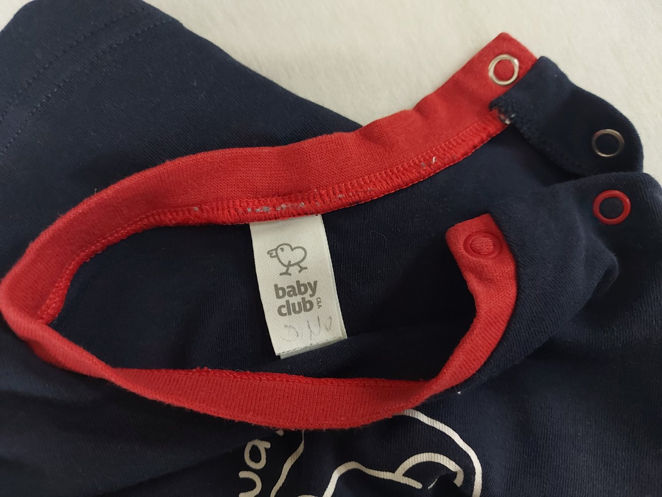 marineblaues T-Shirt in Gr. 86 