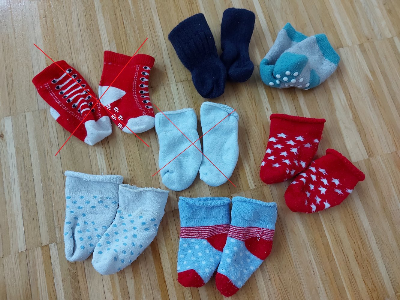 5-teiliges Sockenset / Babysocken (5 Paare)