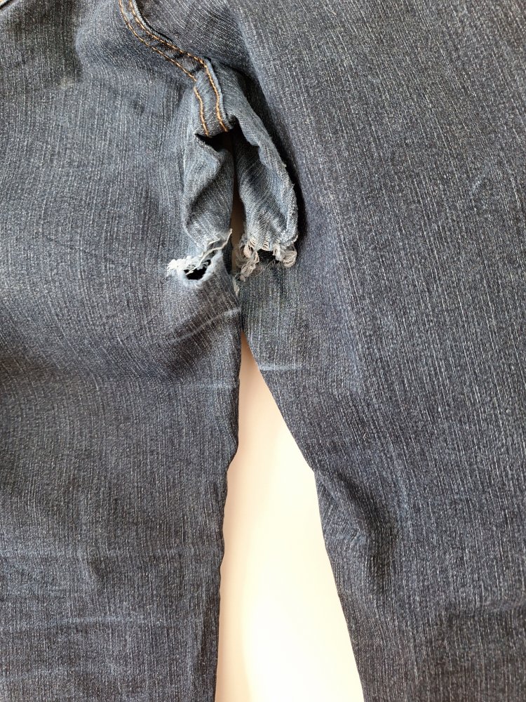 Dunkelblaue Jeans/Jeggings, Gr. 40