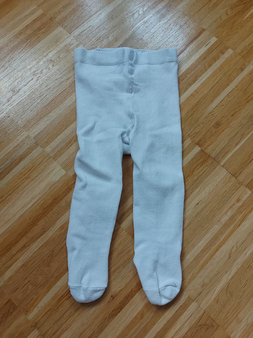 weiße Baby-Strumpfhose Gr. 56/62