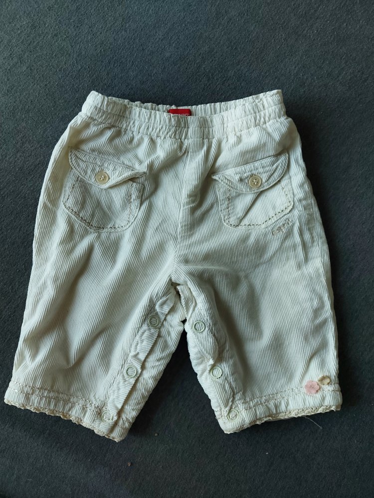 weiße Babyjeanshose von Esprit, Gr. 62