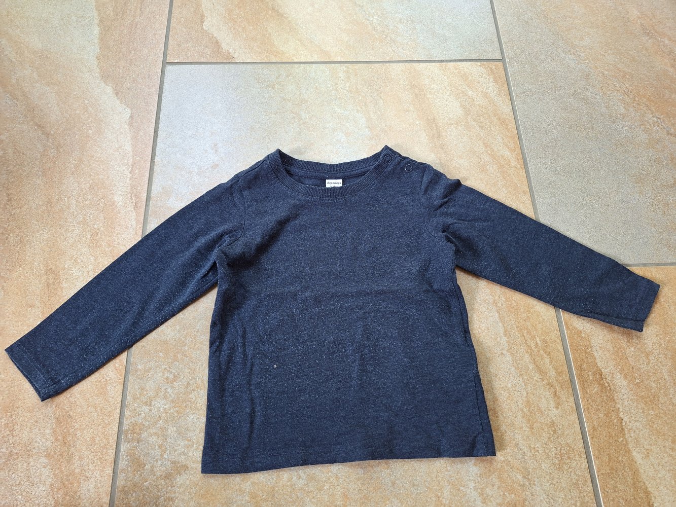 marineblaues Sweatshirt in Gr. 92 / Pullover / Longsleeve