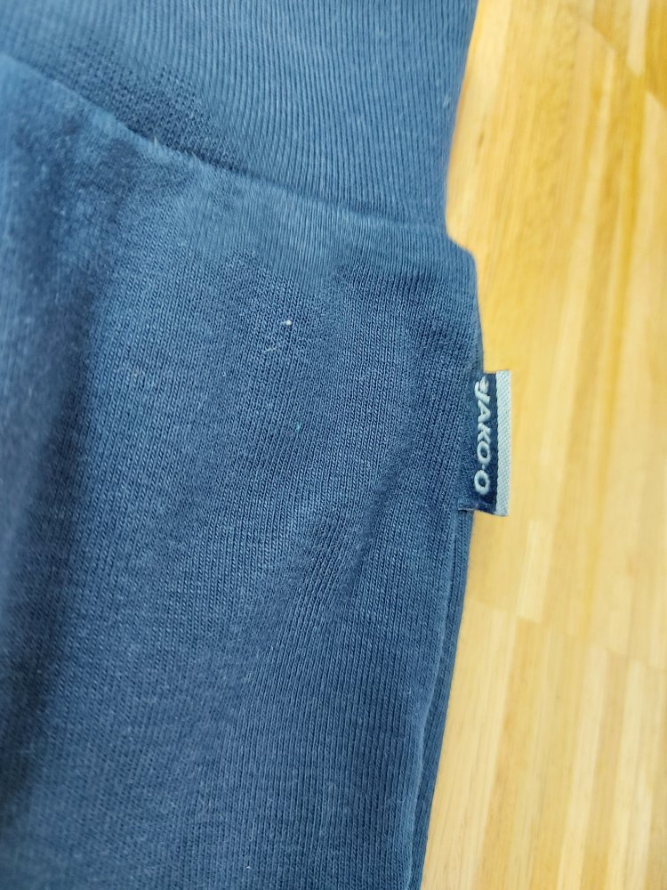 dunkelblaue Babyjogginghose mit breitem Bund, Gr. 68/74