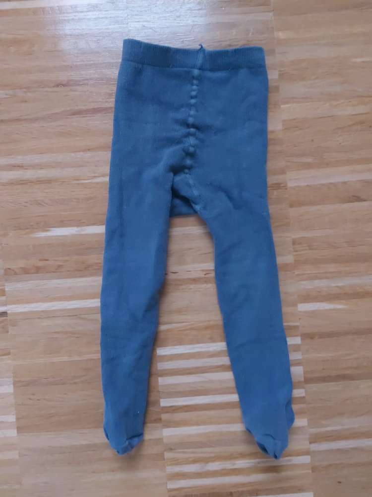 blaue Babystrumpfhose