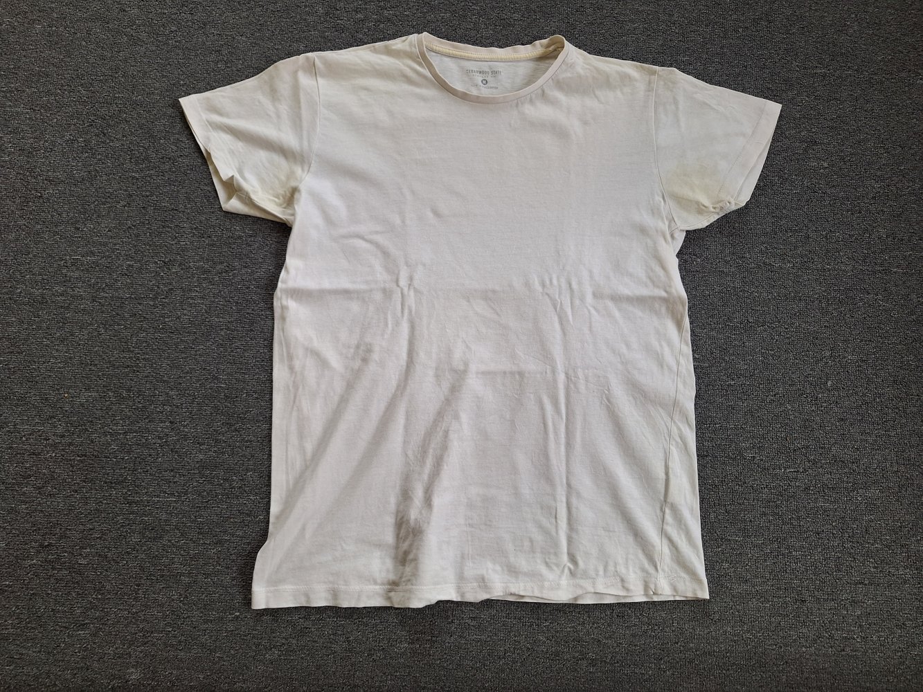 weißes Basic Herren T-Shirt, Gr. M