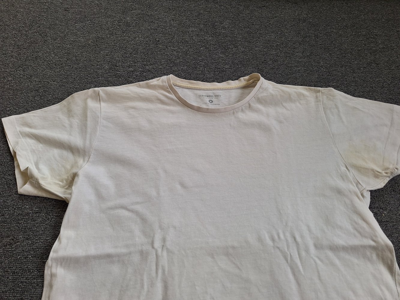weißes Basic Herren T-Shirt, Gr. M