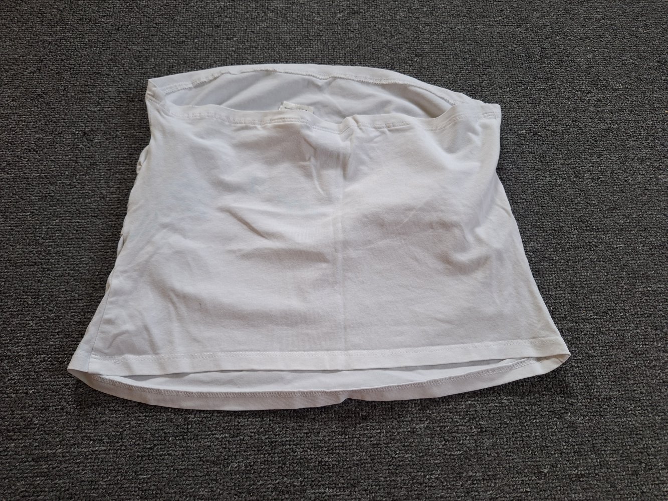 weißes Bauchband Gr. M/L Schwangerschaftsbauch