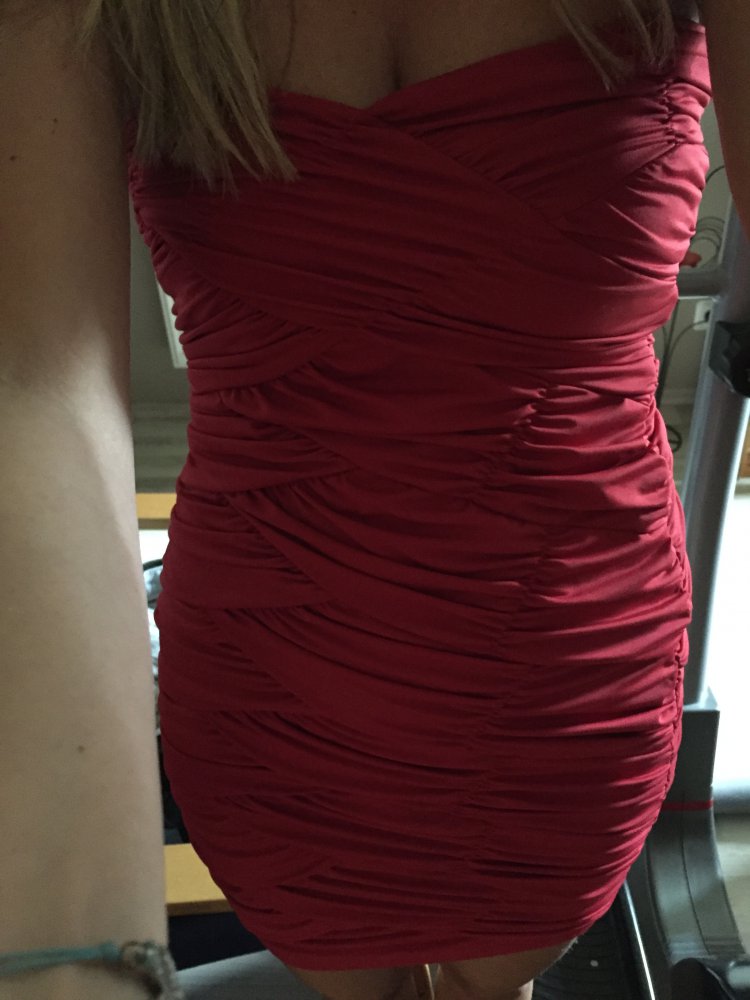 Schlauchkleid rot