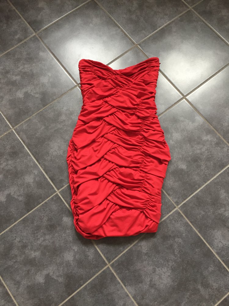 Schlauchkleid rot