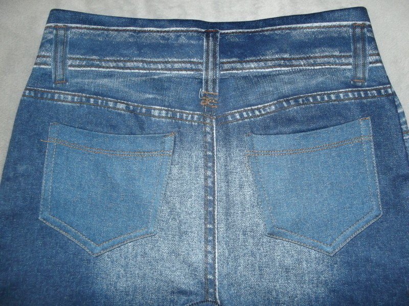 Schöne Schlupf- Leggings in Jeans- Optik