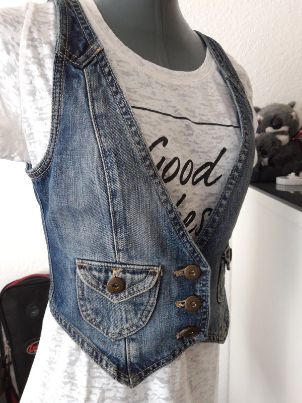 Sehr schöne Jeans- Weste 