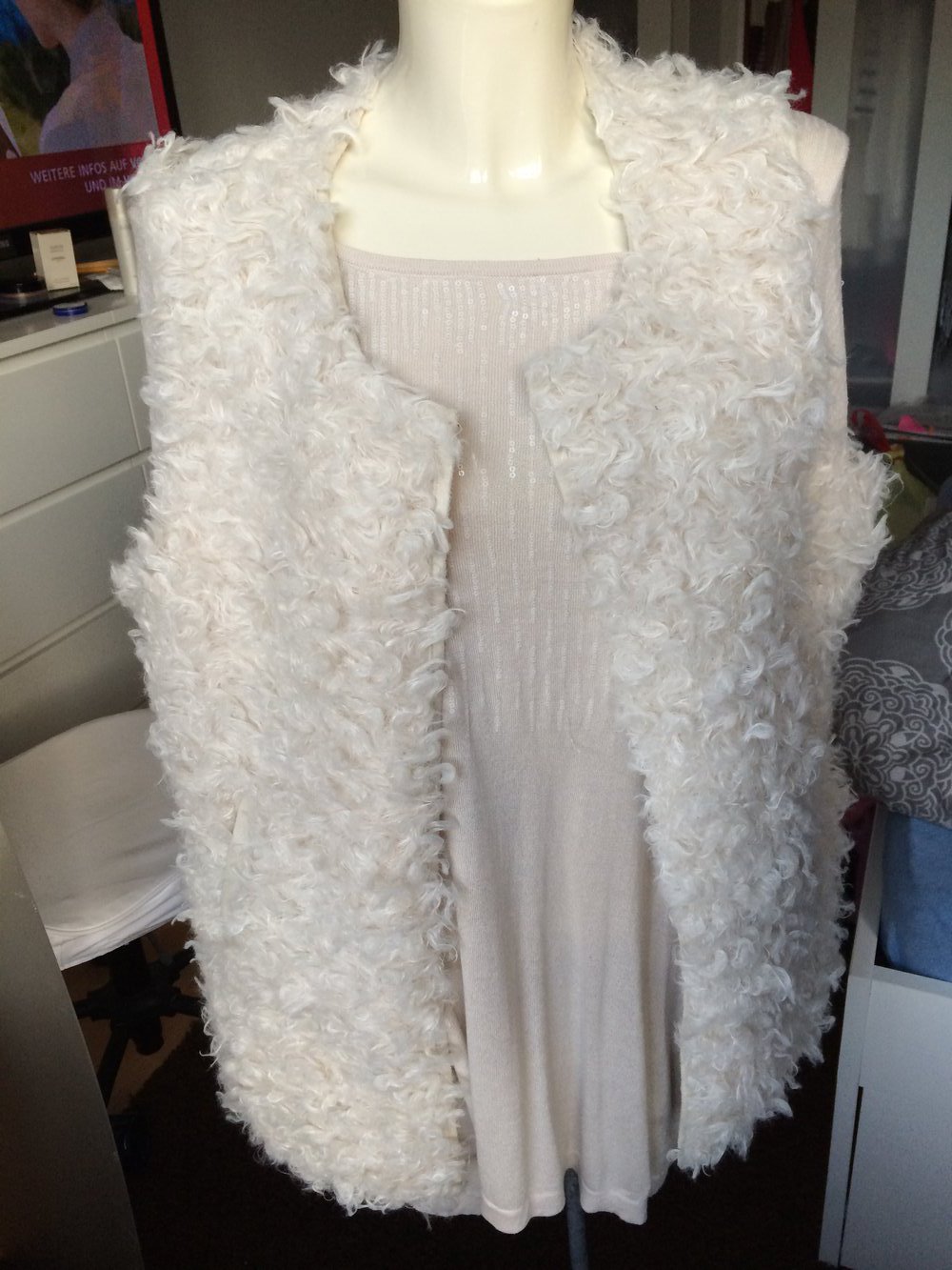 Zero Weste beige Creme 