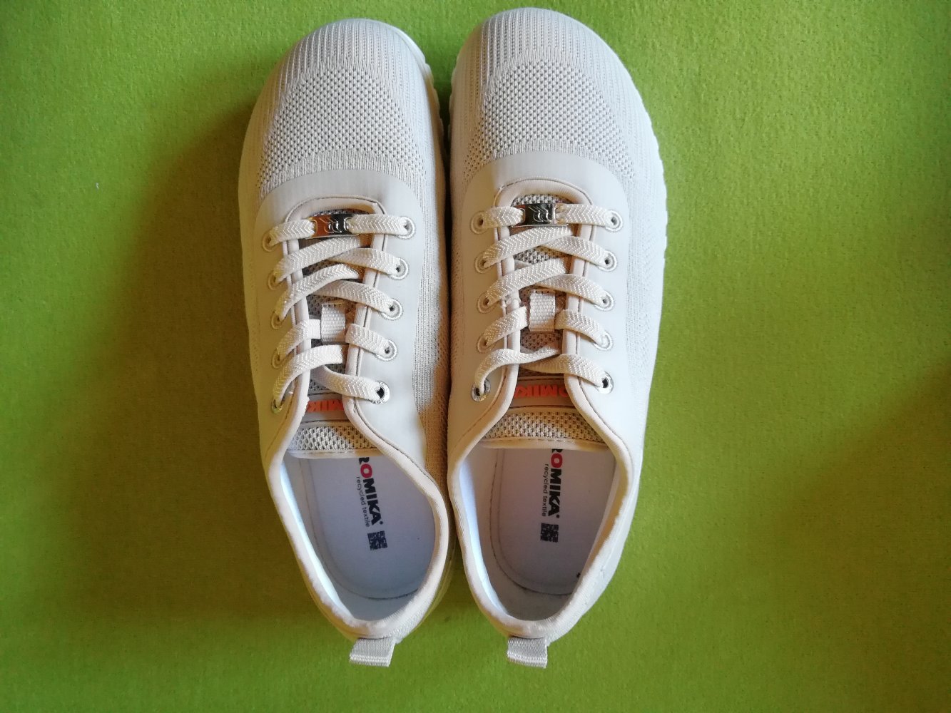 Schuhe Halbschuhe Schnürschuhe Sneaker Schnürer Romika Textil beige NEU - Gr. 41