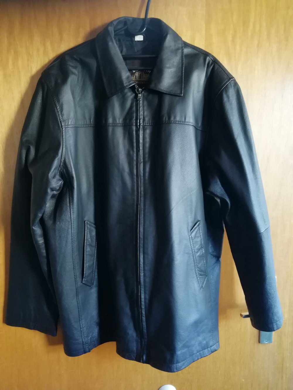 Lederjacke - schwarz - Smooth City Collection - Gr. 52/54